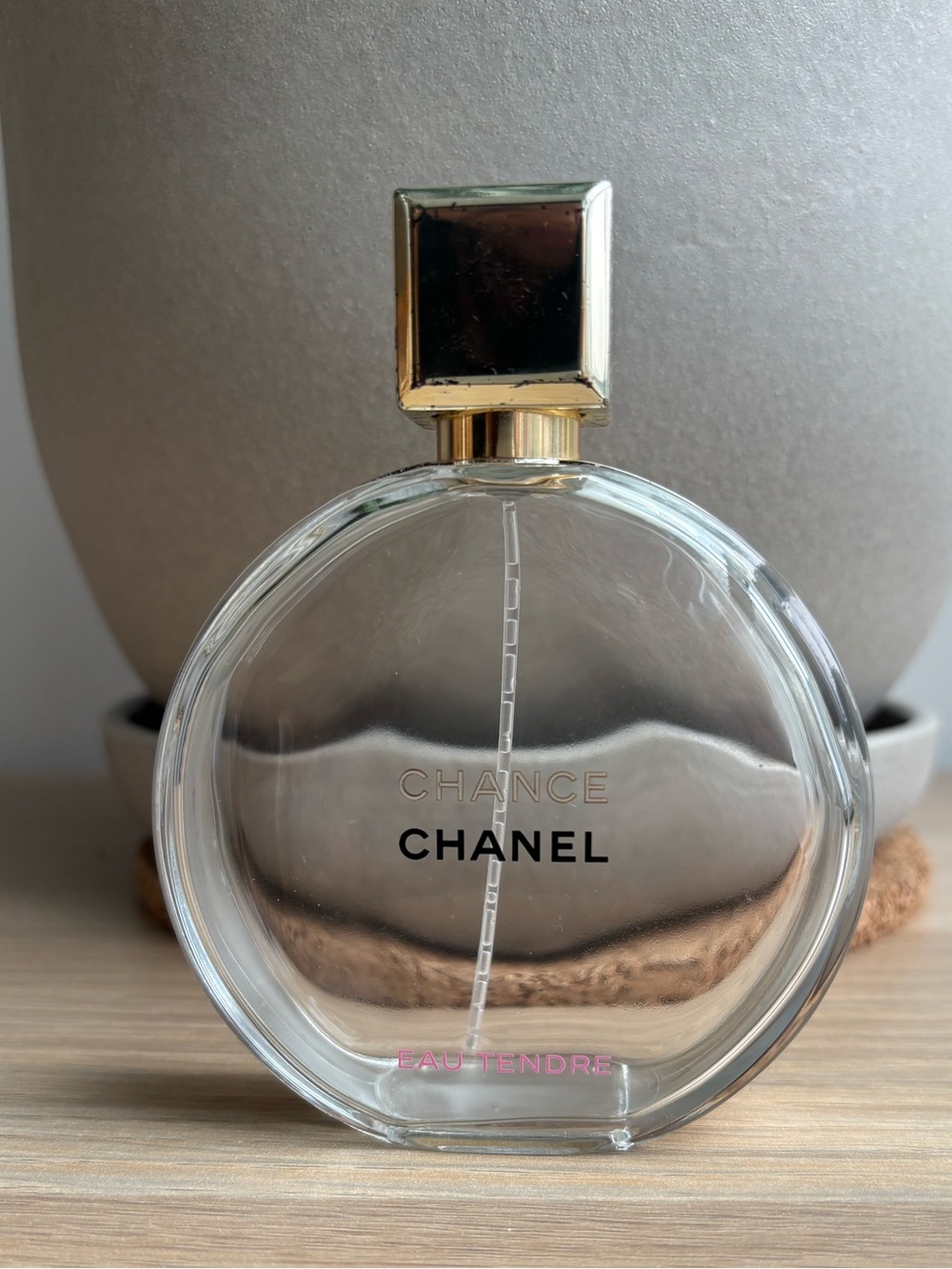 CHANEL CHANCE | Empty Eau Tendre Glass Bottle 100ml Decor Aesthetic